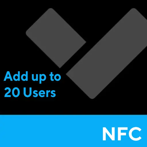 Add up to 20 users with a mobile NFC credential, Renewal