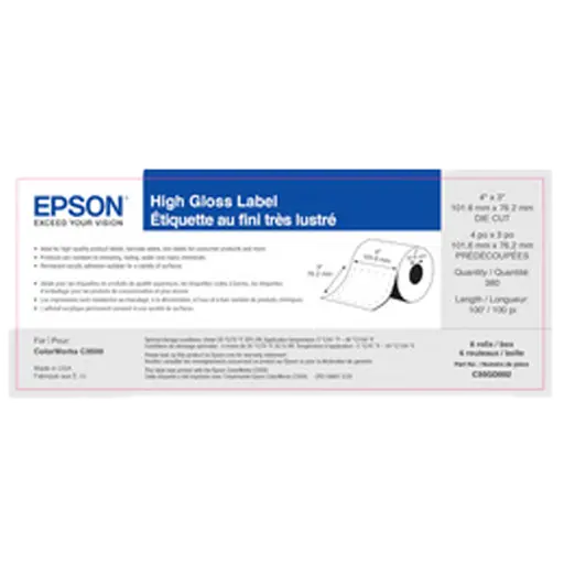 [ACCX-PRT-LBL-2] Labels for Epson ColorWorks CW-C4000